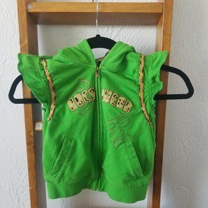 Rocawear Girls Sleeveless Hoodie Sz6X